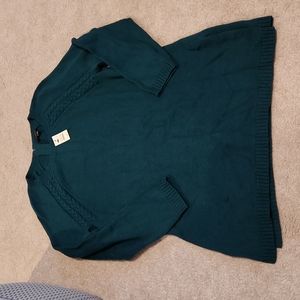 NWT XS Green Talbots Sweater